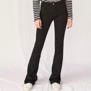 M.i.h.‎ Women’s 28 Merakesh Jeans High Rise Kick Flare Black Stretchy Trendy